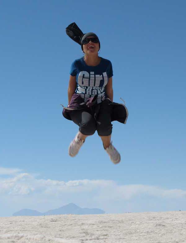 Estefany en Atacama